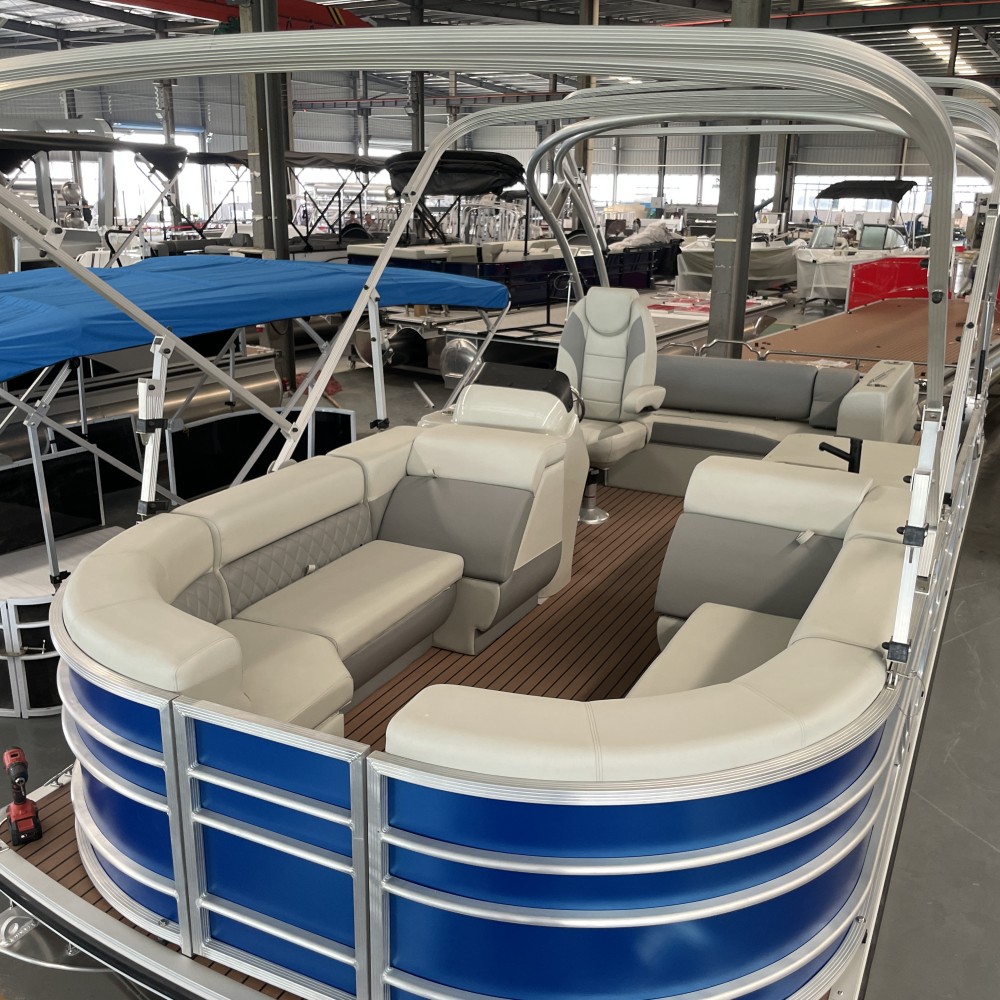 Barco pontón deportivo de 21 pies