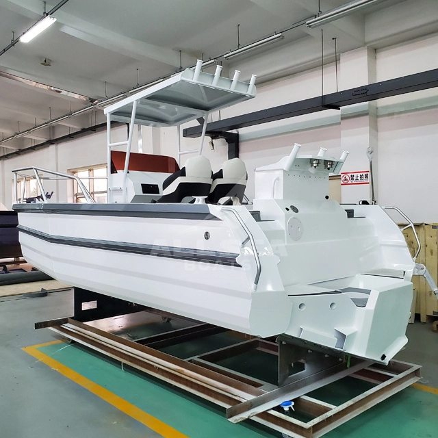 Barco de consola central de aluminio de 6.85m