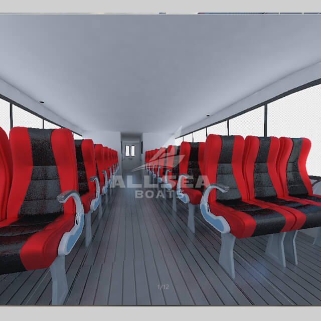 Barco de pasajeros catamarán de 15 m