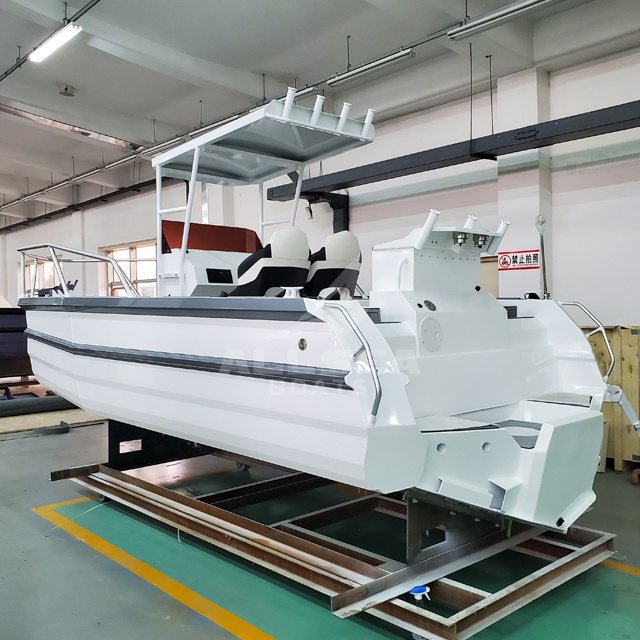 Barco de consola central de aluminio de 6.85m