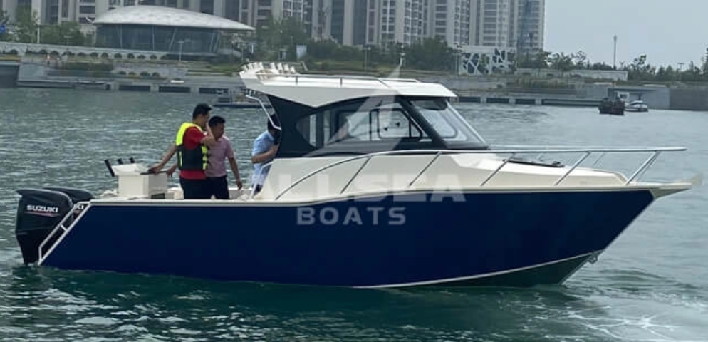 Barcos Allsea Profisher 750 Cabina completa